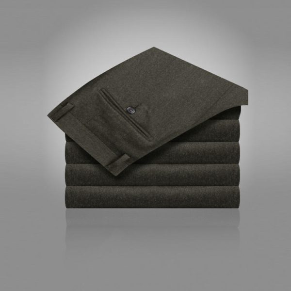 Chinese Clothing Manufacturers Green Front Office Uniforms Super 100% Wool Suit with Double Jets - Image 4