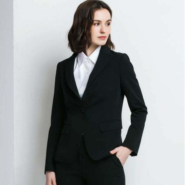 OEM Suit Manufacturer Women Business Suits for Women Office Wears Two Piece Blazer Suit Ladies - Image 3